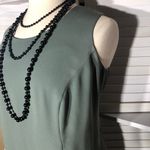 Dress Barn Two-Piece Set Sleeveless Dress Floral Coat Sage Green/Purple sz 20W Photo 12