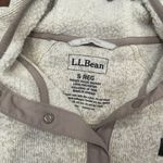 L.L.Bean NWOT Block Colored fleece with hood size small Photo 3