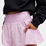 Free People Movement Get Your Flirt On Peony High Rise Shorts Size XL NWT Pink Photo 0