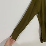 Loft Green Mock Neck Sweater Photo 3