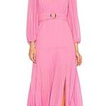 Bardot  DAYTONA LONG SLEEVE Garden MAXI DRESS IN VINTAGE PINK size small Photo 0