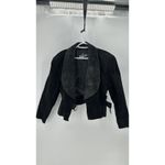 Vintage WINLIT Suede buckle waist Coat hour glass silhouette 80s western size L Black Size L Photo 3