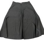 Banana Republic Women's Skirt Sz 6 Faux Leather Black Biker Edgy Quiet Luxury Photo 2