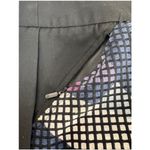 Trina Turk  Geometric Print Career‎ Pants Black Accents Size 0 Photo 4