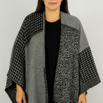 Charlotte Daniel cheetah kimono oversized boho One size shaw Gray Photo 0