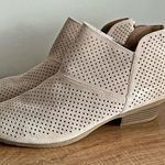 Kenneth Cole Reaction Beige Perforated Ankle Booties Women’s 12 New Photo 0