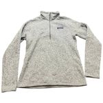 Patagonia Better Sweater Fleece Jacket Womens Small Gray 1/4 Zip Sweatshirt Photo 0