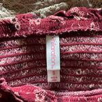 Xhilaration Red Puff Sleeve Smocked Crop Top Elegant Floral Pattern SZ S Petite Photo 7