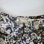 Free People Intimately  Bodysuit Medium Black Floral Lace Ruffle Whimsigoth Bells Photo 5