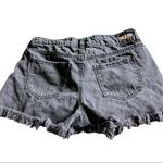 True Craft distressed black jean shorts juniors size 11 Photo 3