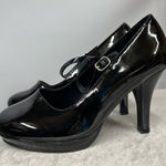 Mary Jane Elegant Black Patent Leather Heels size women’s 11 pumps Photo 0