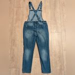 Wallflower Overalls Womens XL Blue Denim Ripped Skinny Leg Jumpsuit One Piece Photo 3