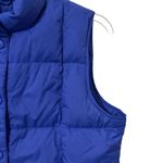 Lands' End , Women's Size Small Down Filled Vest Royal Blue Photo 2