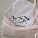 Zyia Sports Bra Reflective Cheetah Print Pink Activewear Preppy Soft Girl Leopar Size M Photo 4