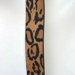 ANOTHER LINE, INC Leopard Print Belt Sz MED Black Buckle Calf Hair Upper Brown Photo 2