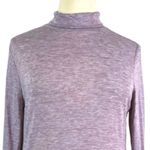 A New Day Target Women’s Top Mock Neck Tee Long Sleeve Purple Heather Size XXL Photo 4