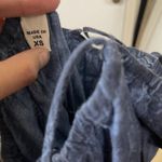 Anthropologie Amadi claire smocked-waist blue washed sleeveless jumpsuit XS Photo 6