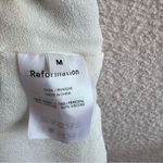 Reformation  Women’s Sable Blueberries Floral White Midi‎ Dress Size Medium Photo 8