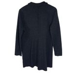 Eileen Fisher Women’s Leather Trimmed Boiled Wool Double Button Trench Photo 2