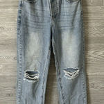 Vestique Light Blue High Rise Distressed Jeans Women's Size S Good Condition Photo 0