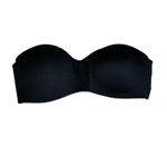 Maidenform  Strapless Push Up Bra Womens L Black Smooth Lined SN1252 Photo 1