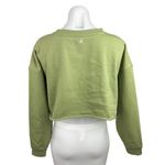 We Wore What Green Round Neck Long Sleeves Pullover Cropped Top Sweatshirt Size S Photo 1