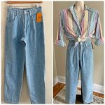 Vintage Lizwear Mom Jeans High Rise Tapered Leg 90s Denim Size 8 Fits 6 Blue Photo 11