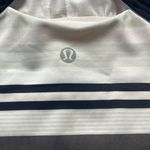 Lululemon Black Grey Striped Run: Fast Track Racerback Tank Top Sz 4 Yoga Gym Photo 4