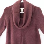Kaisely Kaisley Sweater Alpca Blend Oversized Purple Cowl Neck Sz Large Soft Warm Fuzzy Photo 1