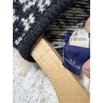 Gap Vintage  Sweater Vest Cardigan Womens Size M Preppy Wool Holiday Toggle 80's Photo 2