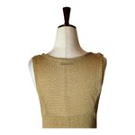 ZARA  Knit Tan Scoop Neck Maxi Slip‎ Lined Tank Dress Size L Photo 4