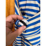 J.Crew Womens Blue and White Nautical Stripe One Piece Bathing Suit Size 8 Photo 2