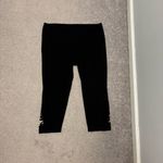 Athleta Black Criss Cross Cutout Capri Leggings Photo 1