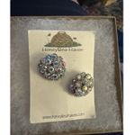 Austrian Crystal Vintage Pierced Earrings Estate Jewelry Pre Photo 0