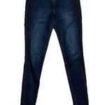 AG Adriano Goldschmied  Two Toned Skinny Jeans Pants Blue Denim Ankle Size 29 R Photo 0