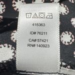 Loft  Halter Top Sleeveless Tie Neck Blouse Black White Polka Dot M Photo 3