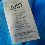 Just Female x Free People Park Midi Dress in Malibu Blue Size 36 Photo 8