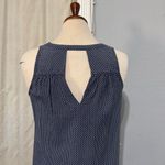 Old Navy  Women Navy‎ Blue Patterned V-Neck Shift Tunic Relaxed Fit Dress Size S Photo 9