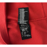 & Other Stories & Other Stories Shirt Womens Medium Red Crop Top White Sleeve Stripe Casual Photo 7