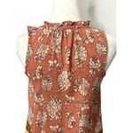 Xhilaration  Blouse Sleeveless Floral Keyhole Neckline Lightweight Multicolor XS Photo 4