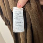 J.Crew Juliette Collarless Sweater Blazer Linen Blend Cardigan Brown Knit Size M Photo 3