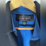 Ellen Tracy linda allard ellen‎ tracy 4 Blue Wool Open Long Coat Photo 2