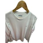 Columbia  Sportswear Womens Fork Stream Long Sleeve White w/ Hot‎ Pink Logo Shirt Photo 3