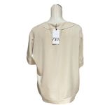 ZARA NWT  SATIN EFFECT EMBROIDERED SHIRT OVERSIZED MEDIUM Photo 8