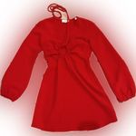 ALC Frank NWOT A.L.C. Womens Leslie Red Cut-Out Plunge Party Mini Dress sz 4 Photo 5