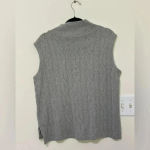 Kil‎ Rieman Sleeveless Knit Blouse Gray Size M Photo 3