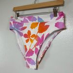 Cupshe Multi Color Floral Mid-Rise Bikini Size L NEW Photo 7