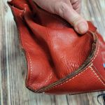 Patricia Nash VIENNA SATCHEL Burnt Coral Leather Tote Shoulder Bag Photo 6