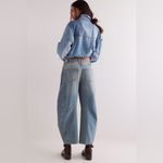 Free People Good Luck Mid-Rise Barrel Jeans Photo 5