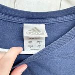 Adidas Y2K  Shirt Unisex Large Navy Blue Printed Logo Crewneck Long Sleeve Top Photo 1